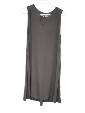 Calypso St Barth Silk Dress Popover Frayed Edges Relaxed Fit Womens Size XS Flaw